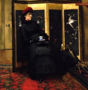 Sir John Lavery - A Visitor