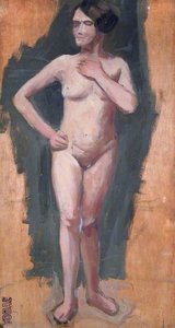 Female Nude (recto) — Albert C Cooper