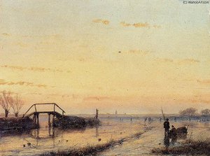 Dusk Sun — Andreas Schelfhout